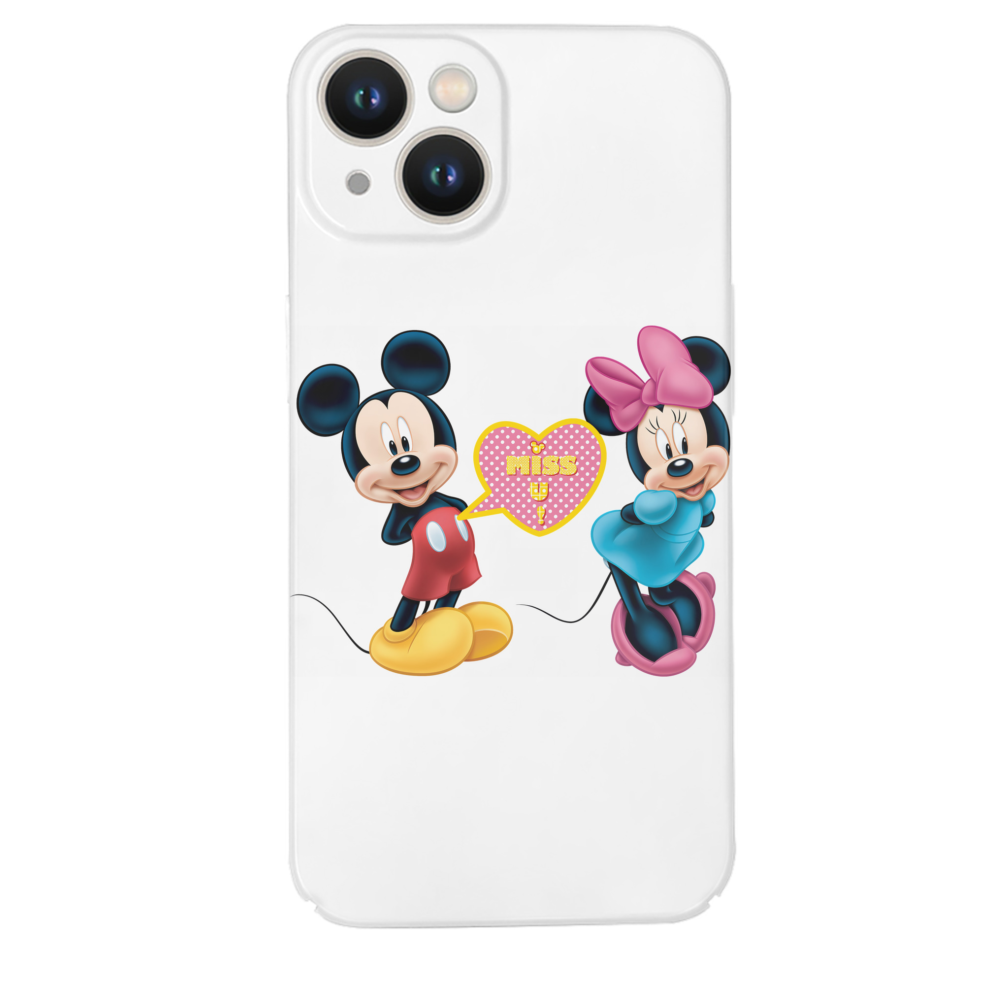 （画像用） ミッキーマウス Mickey Mouse 【iPhone 14シリーズ対応】ハードケース